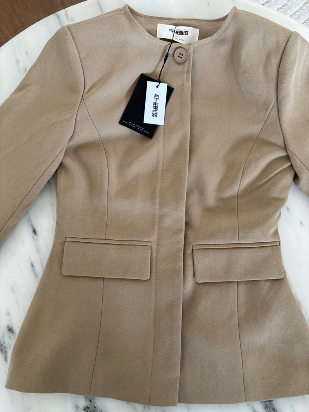 Camel Beige Mikey Blazer